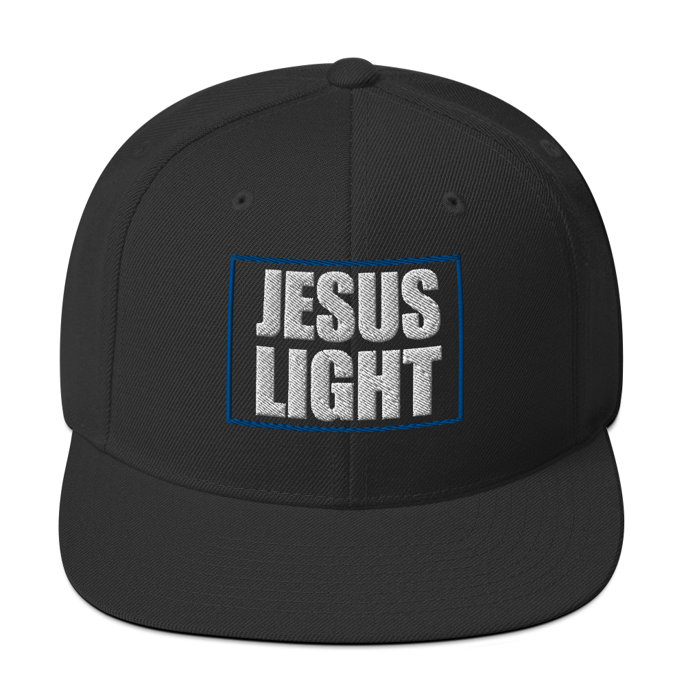 Jesus Light Snapback Hat – Bold Christian Cap | Salt and Light Merch
