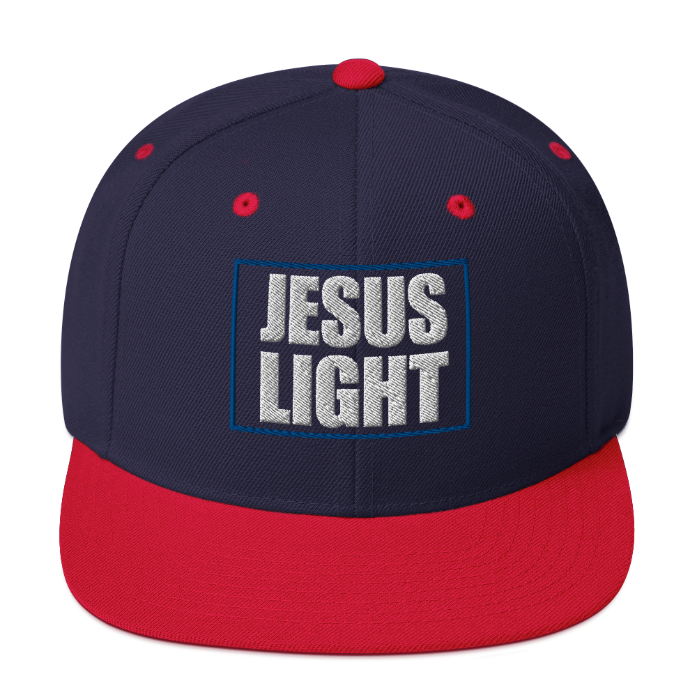 Jesus Light Snapback Hat – Bold Christian Cap | Salt and Light Merch