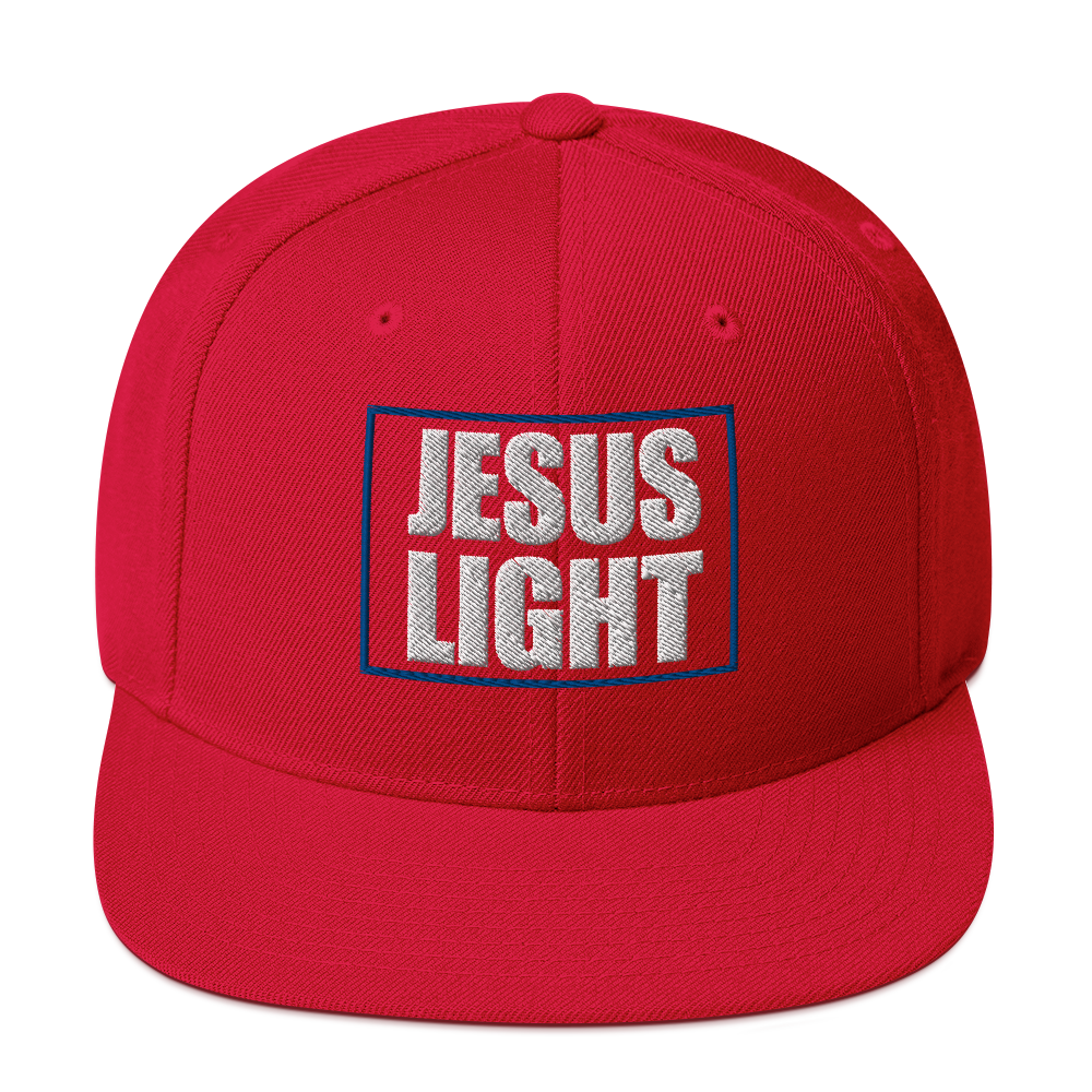 Jesus Light Snapback Hat – Bold Christian Cap | Salt and Light Merch