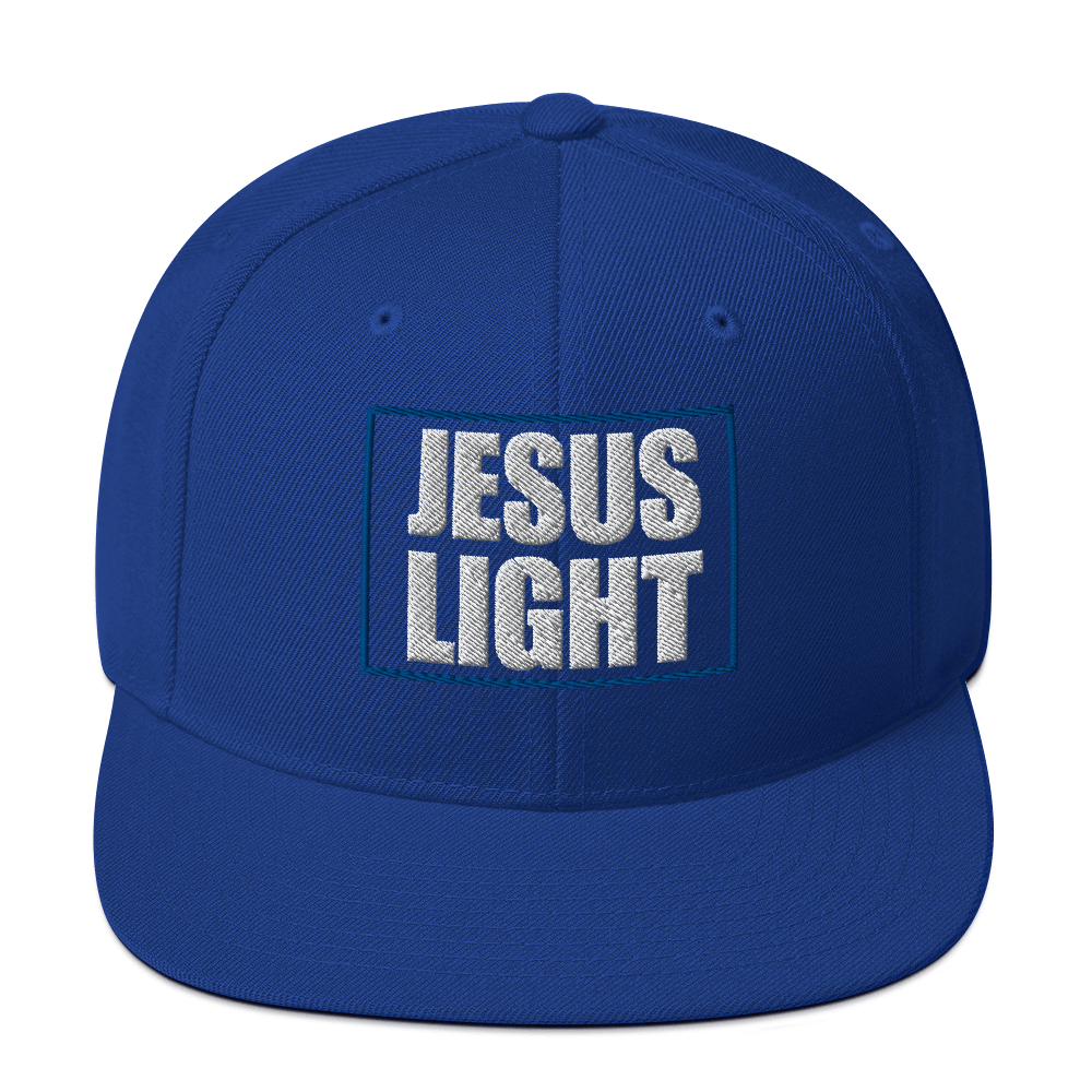 Jesus Light Snapback Hat – Bold Christian Cap | Salt and Light Merch