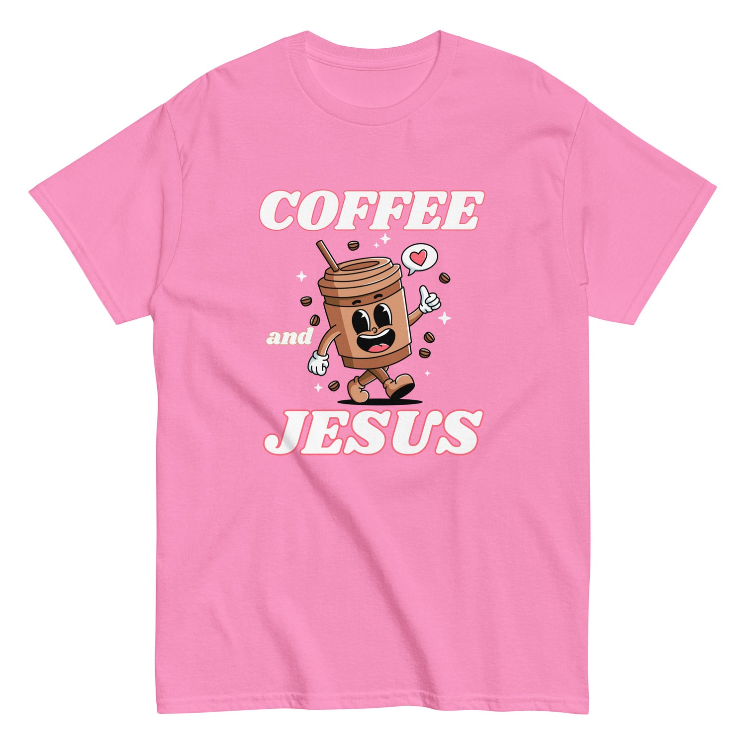 Coffee & Jesus Retro Christian T-shirt