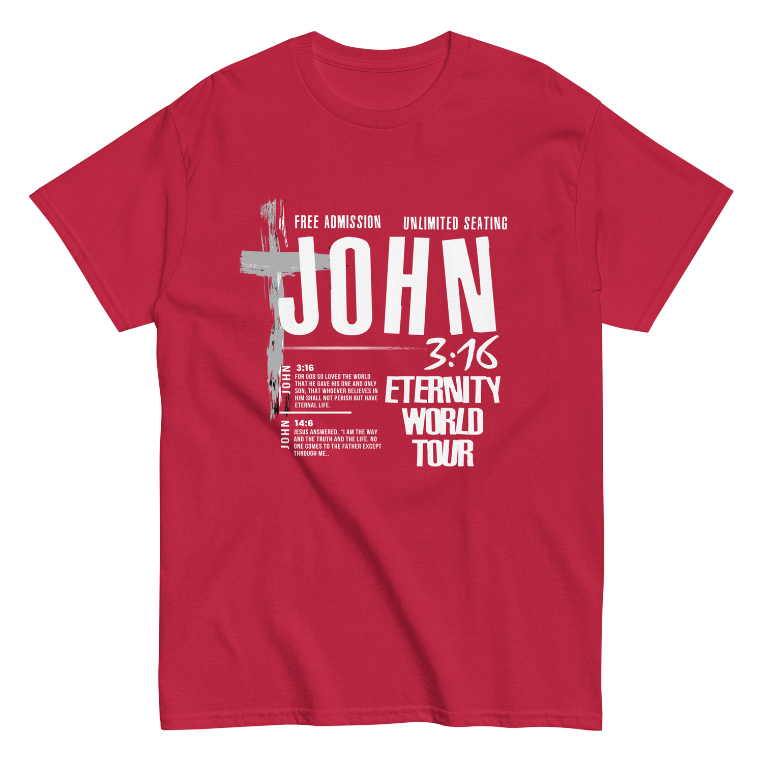 John 3:16 Eternity World Tour Retro Christian T-shirt