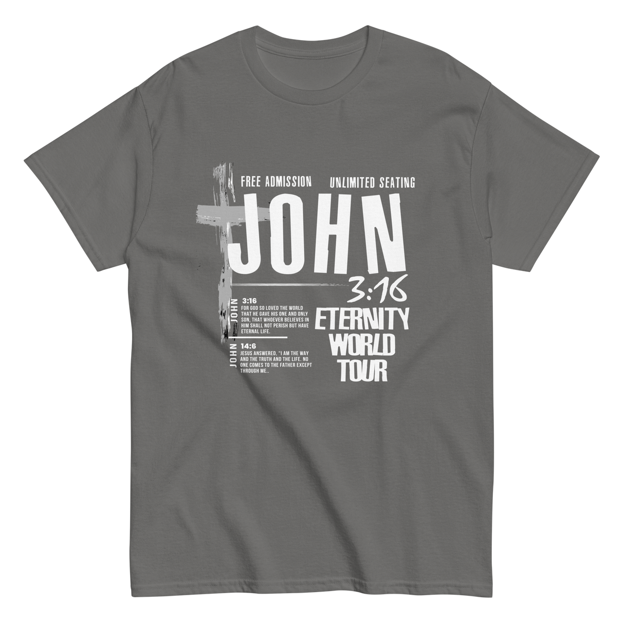 John 3:16 Eternity World Tour Retro Christian T-shirt