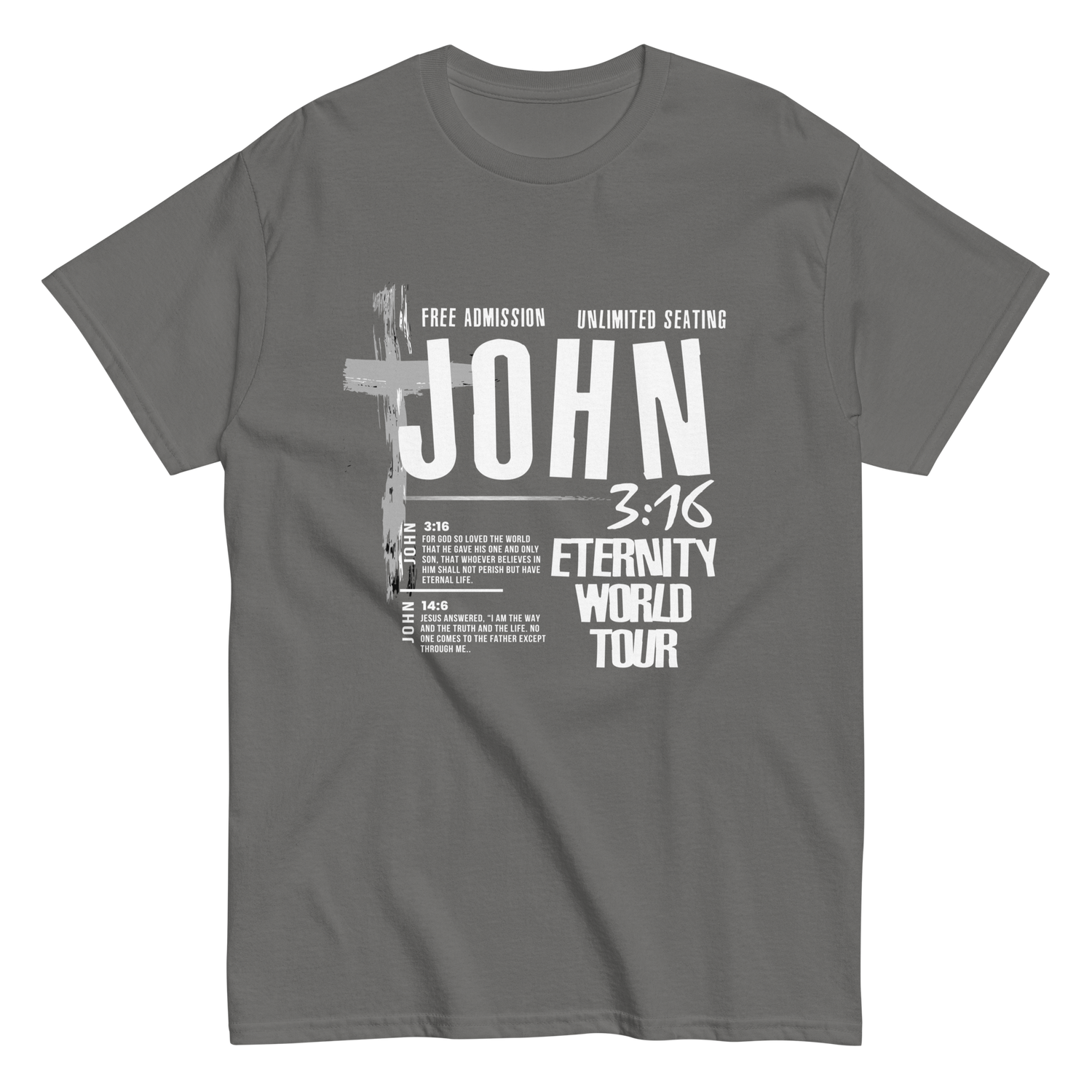 John 3:16 Eternity World Tour Retro Christian T-shirt