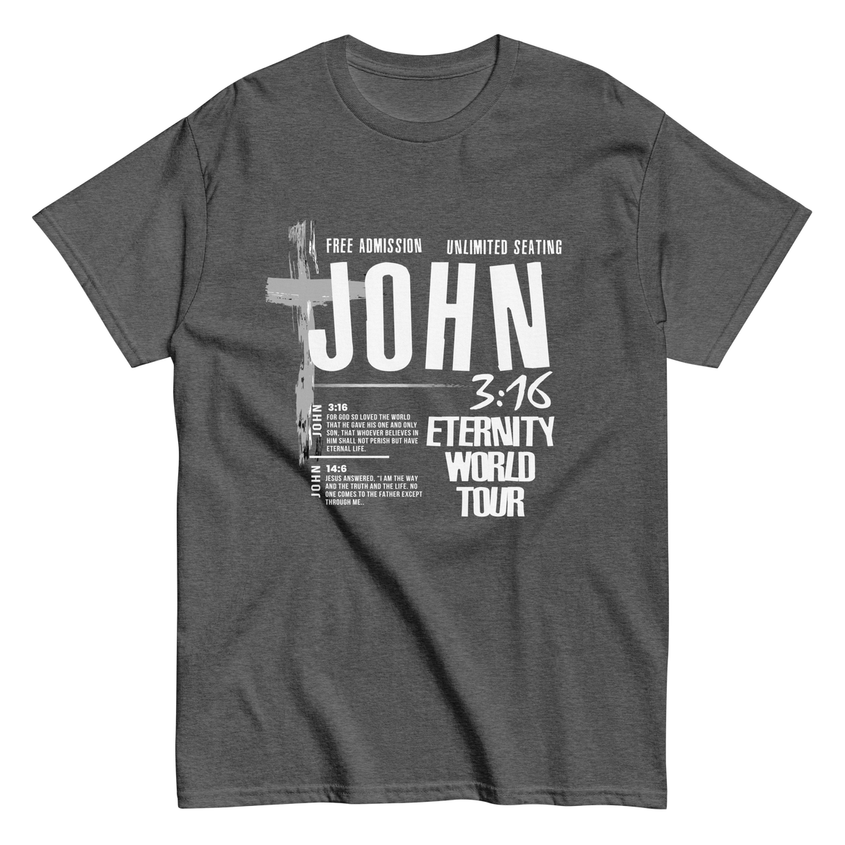 John 3:16 Eternity World Tour Retro Christian T-shirt