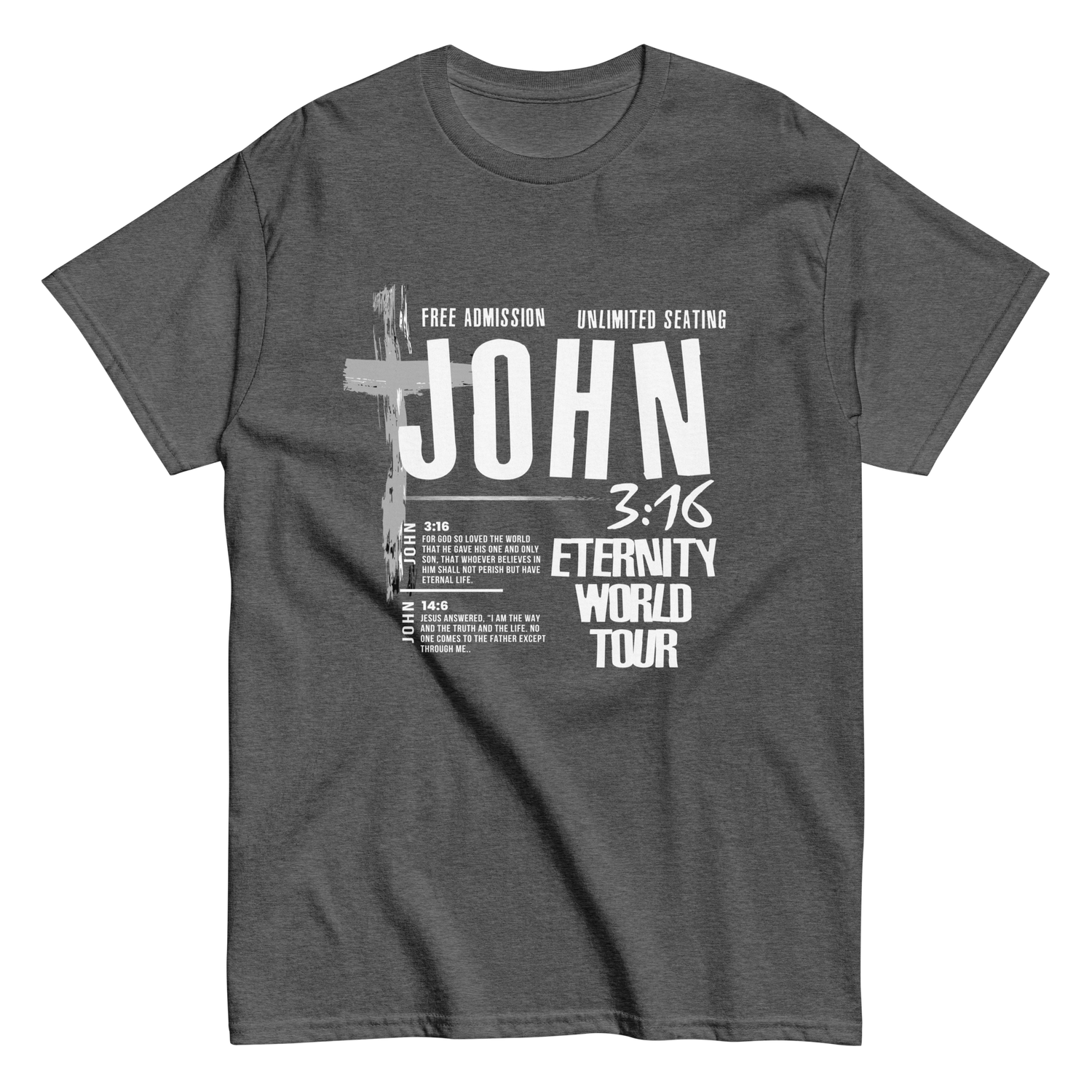 John 3:16 Eternity World Tour Retro Christian T-shirt