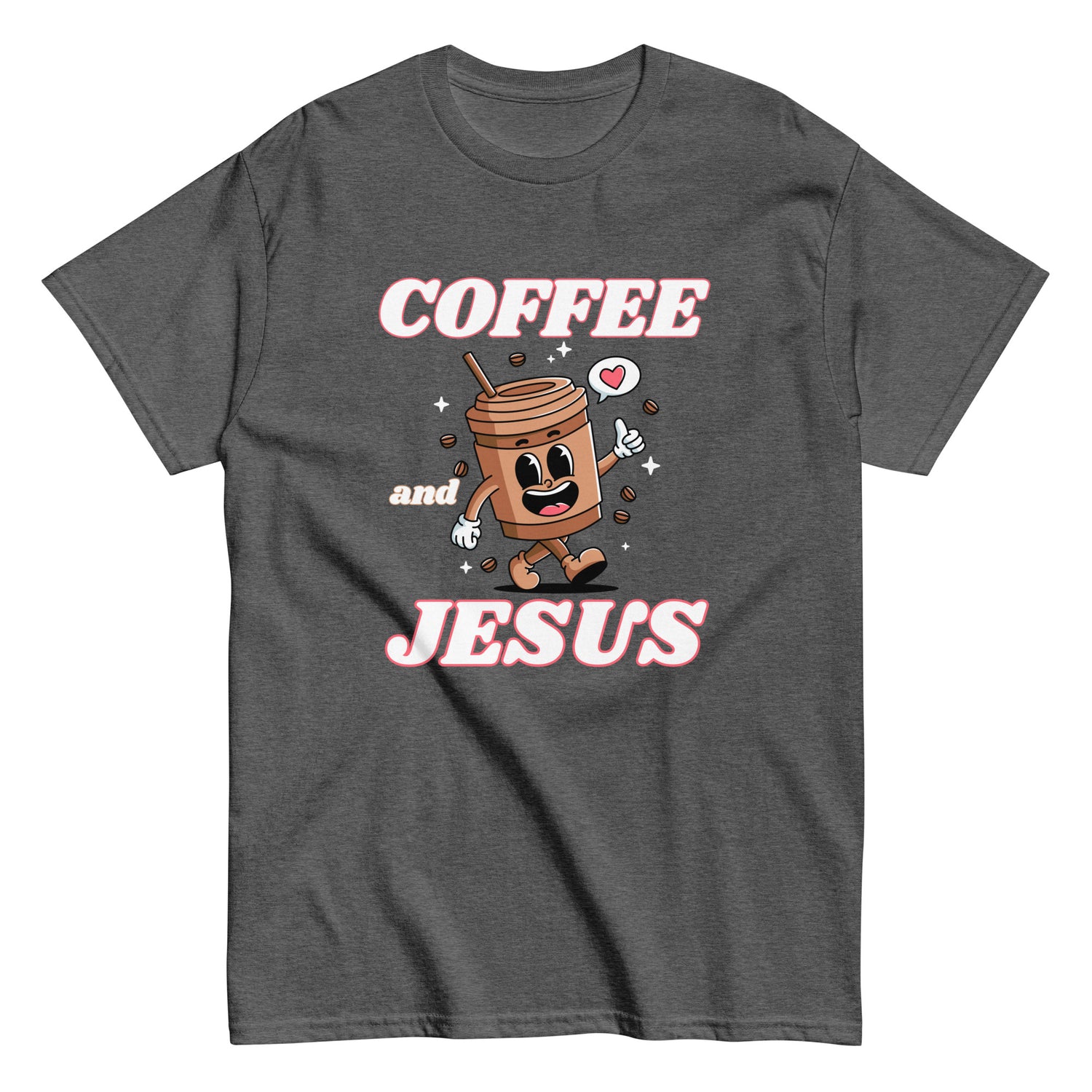 Coffee & Jesus Retro Christian T-shirt