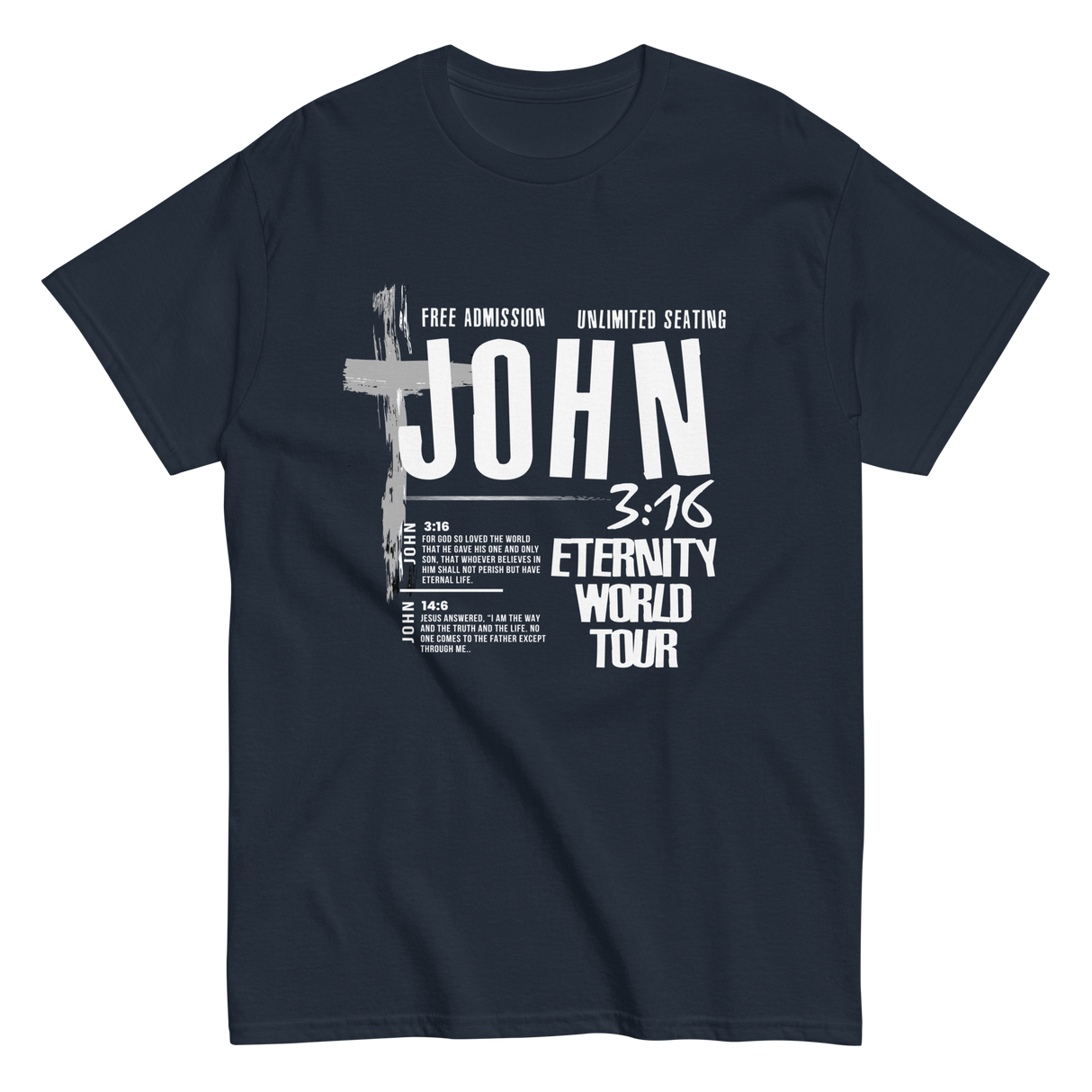 John 3:16 Eternity World Tour Retro Christian T-shirt