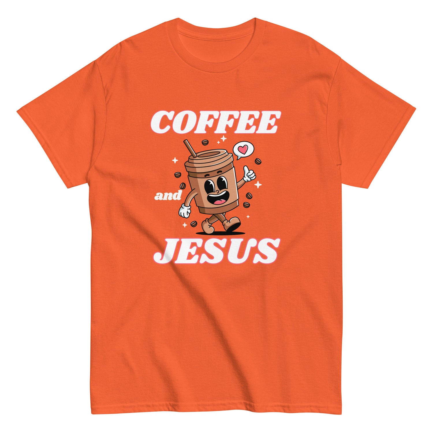 Coffee & Jesus Retro Christian T-shirt