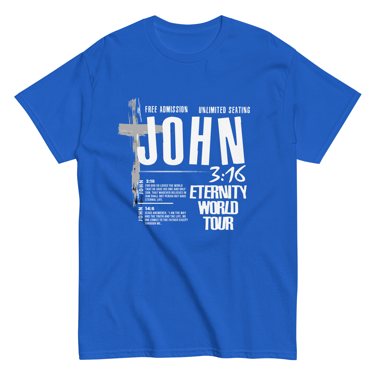 John 3:16 Eternity World Tour Retro Christian T-shirt