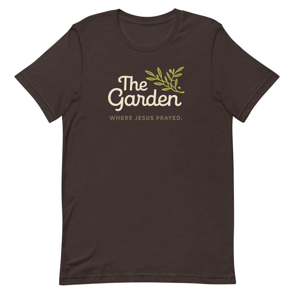 The Garden Where Jesus Prayed Christian Parody T-shirt inspired by Olive Garden – Salt and Light Merch