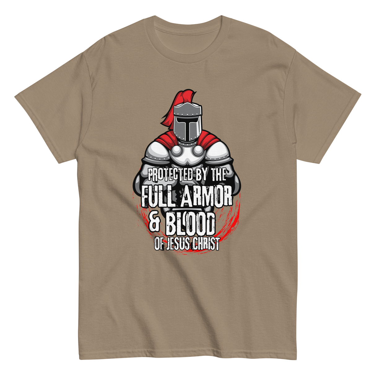 Full Armor & Blood of Jesus Christ Christian T-shirt