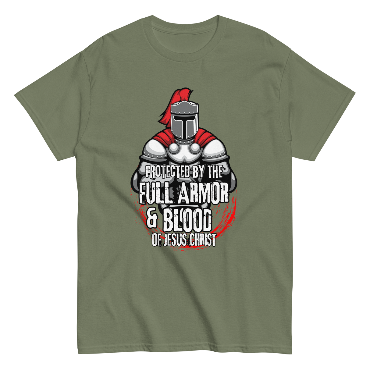Full Armor & Blood of Jesus Christ Christian T-shirt