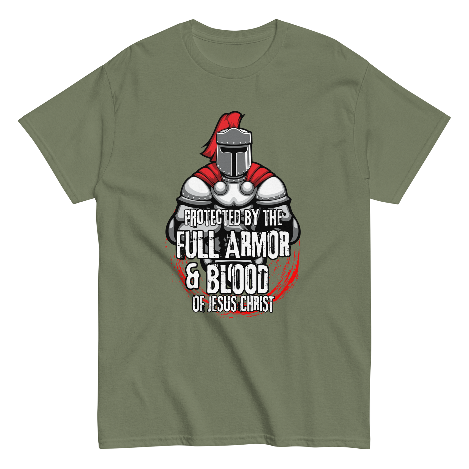 Full Armor & Blood of Jesus Christ Christian T-shirt
