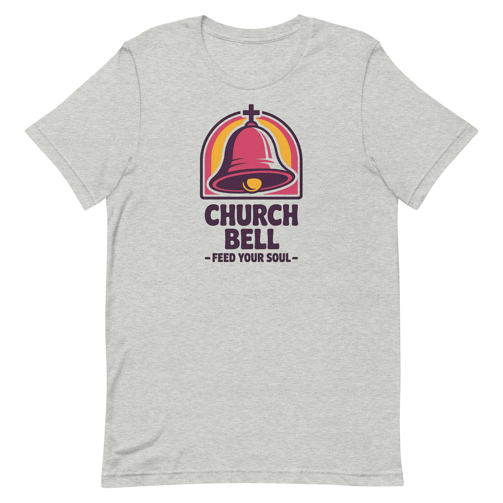 Church Bell Christian Parody T-shirt in Grey – Salt and Light Merch