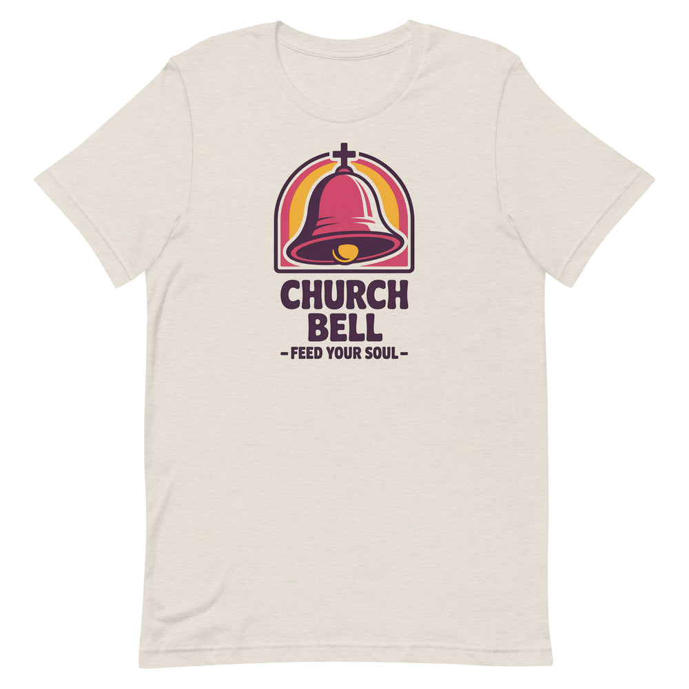 Church Bell Christian Parody T-shirt in Tan – Salt and Light Merch