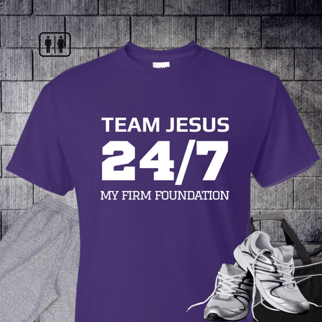 Salt and Light Christian T-shirt Team Jesus 24/7 Salt and Light Merch Unisex Tee