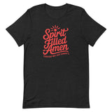 Christ Filla Christian Parody T-shirt inspired by Chick-fil-A, faith-based design in red script, Salt and Light Merch