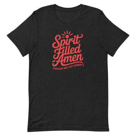 Christ Filla Christian Parody T-shirt inspired by Chick-fil-A, faith-based design in red script, Salt and Light Merch