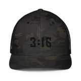 3:16 Solid Mesh Back Camo & Solid Trucker Hat