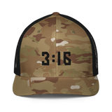 3:16 Solid Mesh Back Camo & Solid Trucker Hat