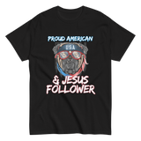 Proud American & Jesus Follower Christian T-shirt