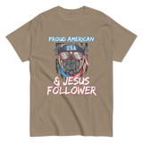 Proud American & Jesus Follower Christian T-shirt