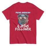 Proud American & Jesus Follower Christian T-shirt