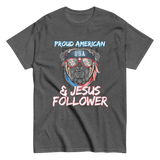 Proud American & Jesus Follower Christian T-shirt