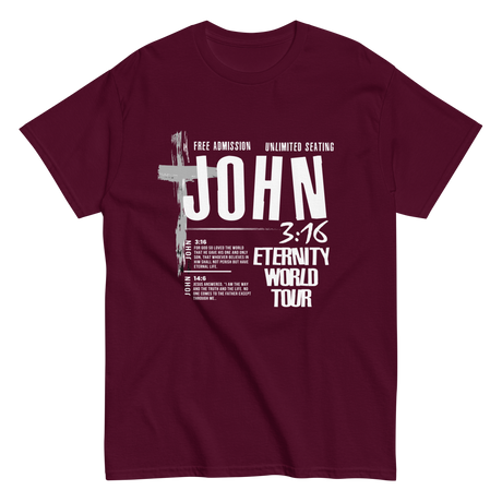 John 3:16 Eternity World Tour Retro Classic tee