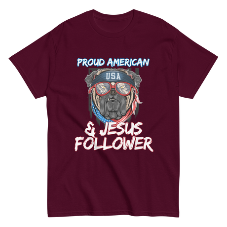 Proud American & Jesus Follower Classic Tee