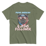 Proud American & Jesus Follower Christian T-shirt