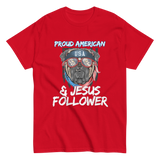 Proud American & Jesus Follower Christian T-shirt