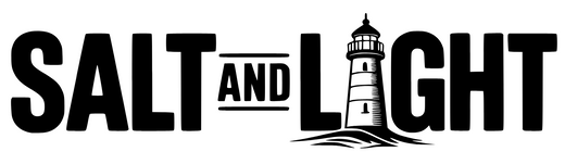 Logo with 'Salt and Light' text and a lighthouse icon.