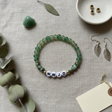 WWJD Green Beaded Stretch Bracelet | Salt and Light Merch