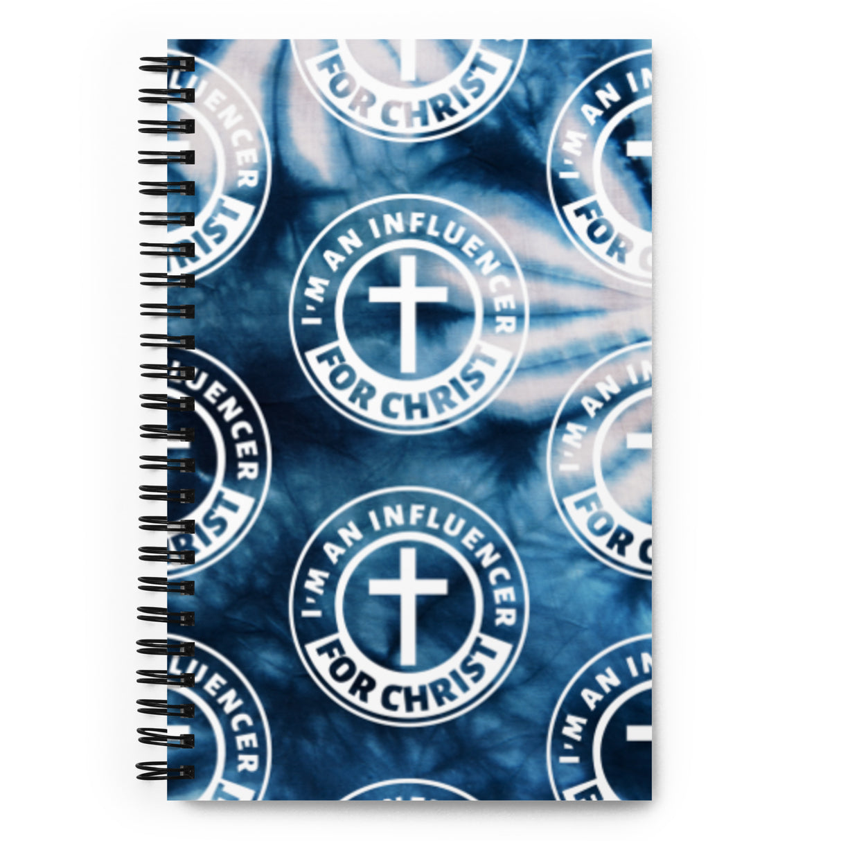 Influencer for Christ Tie Dye Multi Spiral Notebook