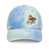 Butterfly Hope Tie Dye Christian Hat