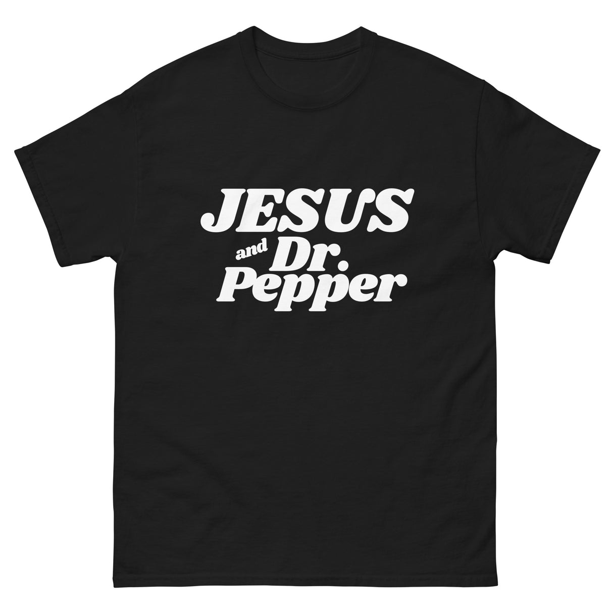 Jesus and Dr. Pepper Retro Classic Tee