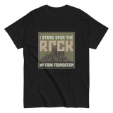 Rock is My Firm Foundation CAMO Christian T-shirt