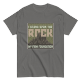 Rock is My Firm Foundation CAMO Christian T-shirt