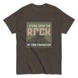 Rock is My Firm Foundation CAMO Christian T-shirt