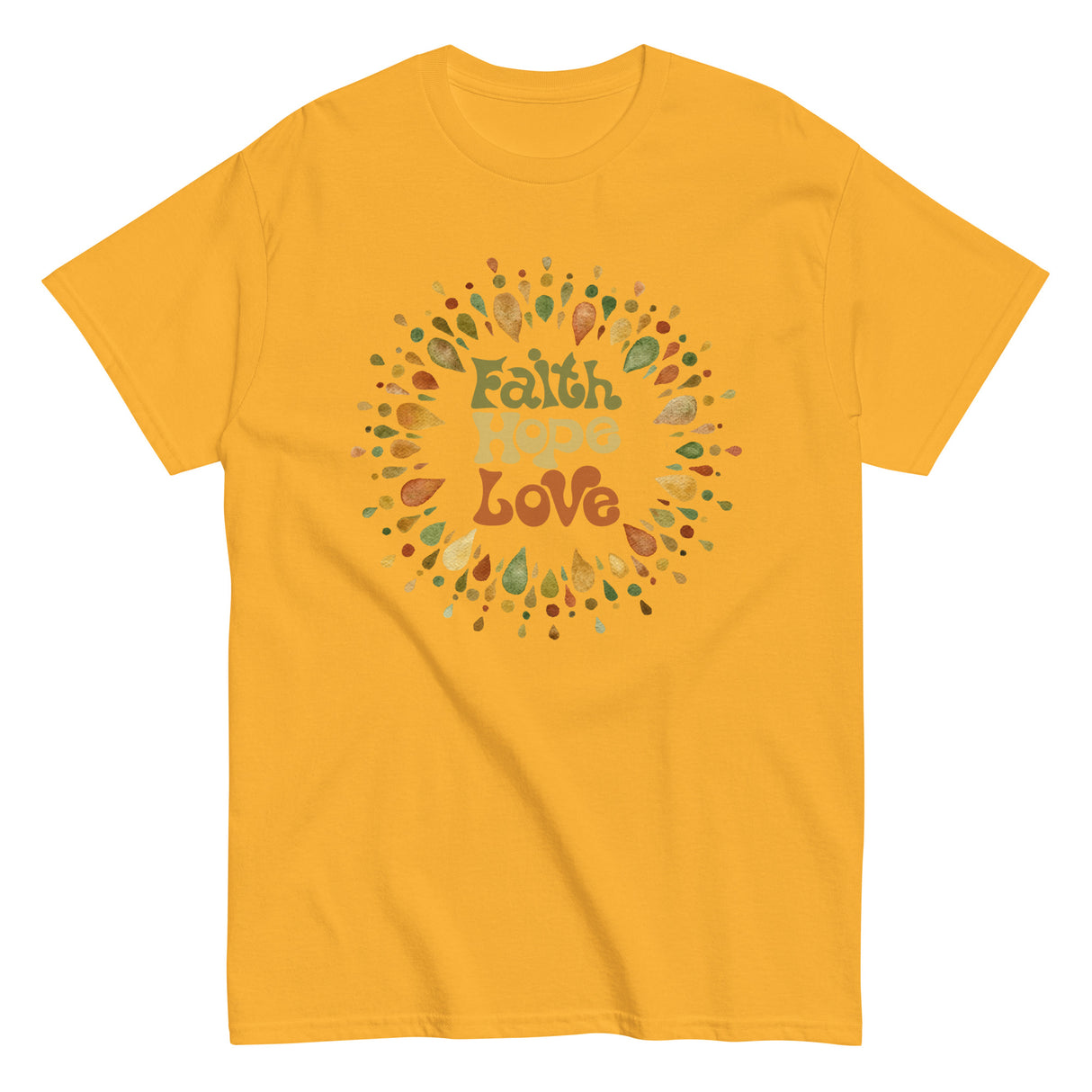 Faith Hope Love Christian T-shirt