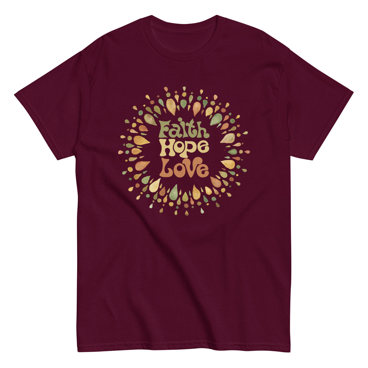 Faith Hope Love Christian T-shirt