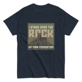 Rock is My Firm Foundation CAMO Christian T-shirt