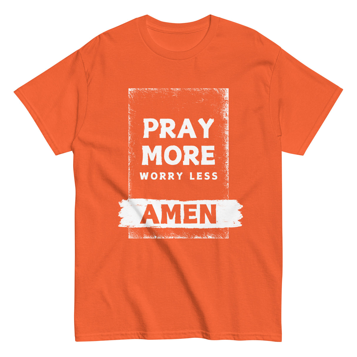 Pray More Worry Less Christian T-shirt