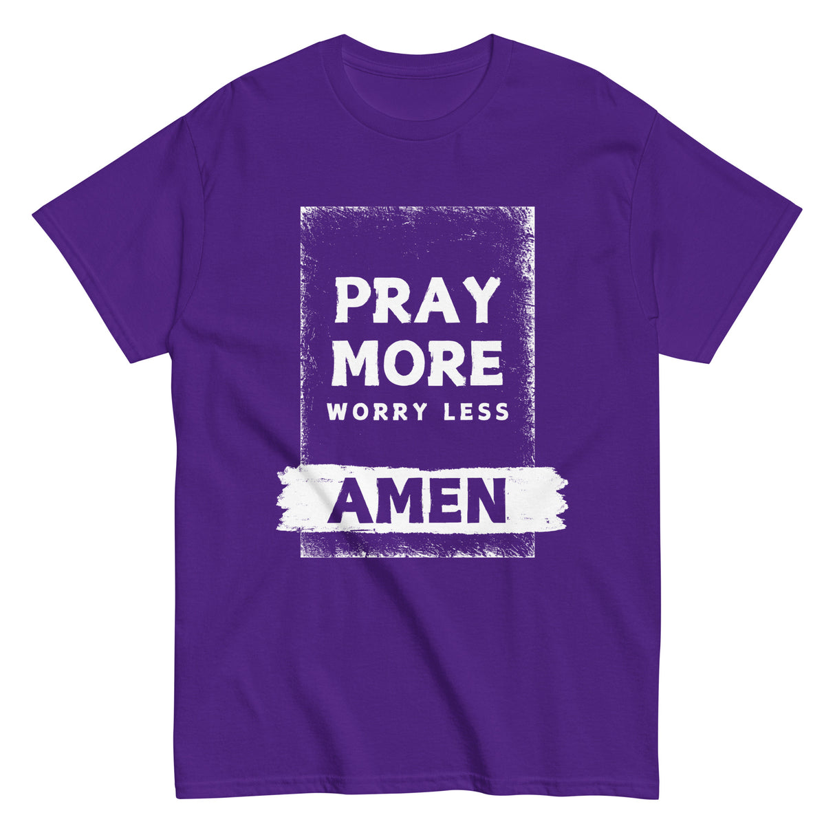 Pray More Worry Less Christian T-shirt