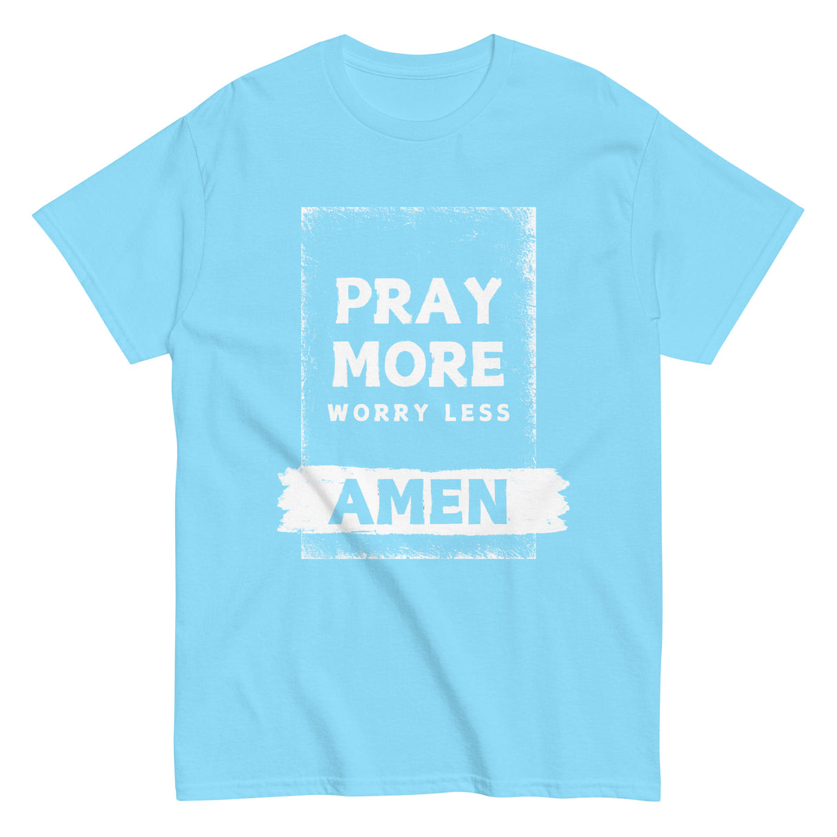 Pray More Worry Less Christian T-shirt