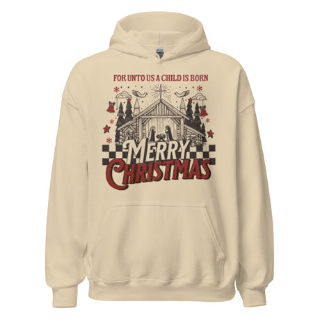 Salt and Light Merch Tan Christmas Hoodie