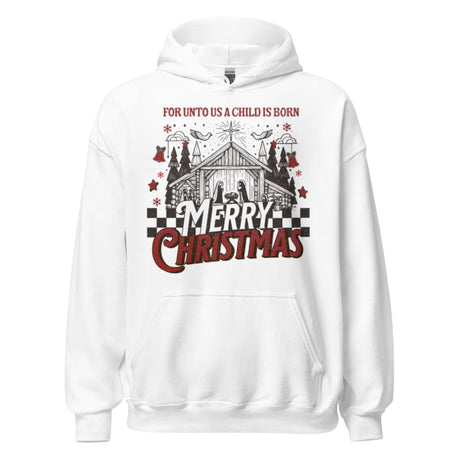 Salt and Light Merch Christmas Hoodie White