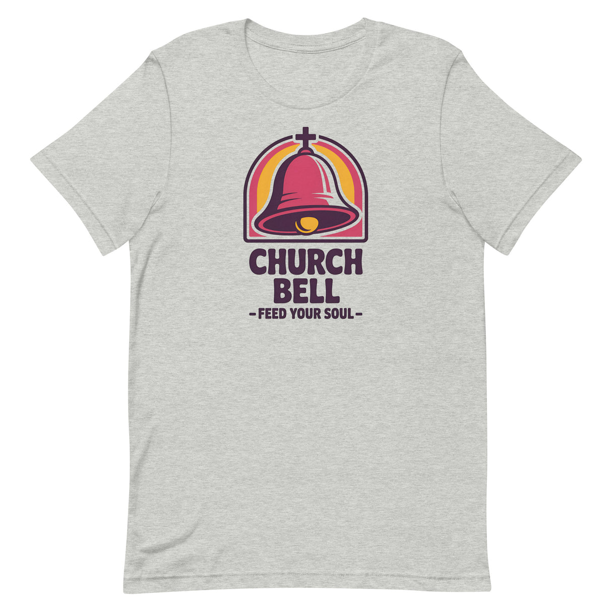 Church Bell Christian Parody T-shirt in Grey – Salt and Light Merch